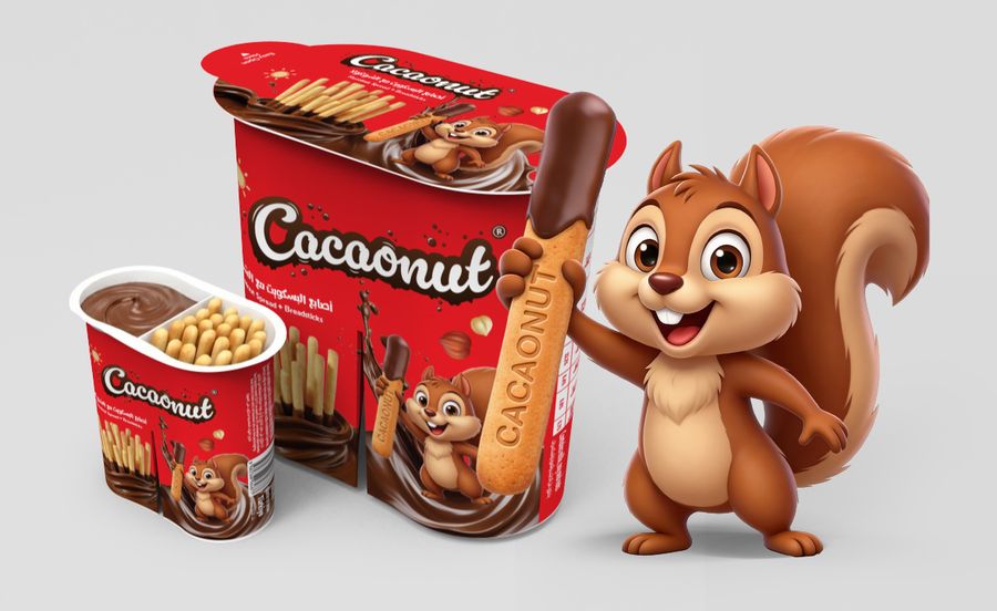 Cacaonut — Mascot & packaging