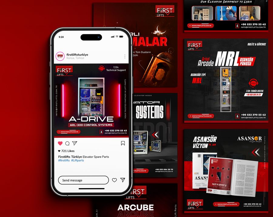 FirstLifts — Social media designs